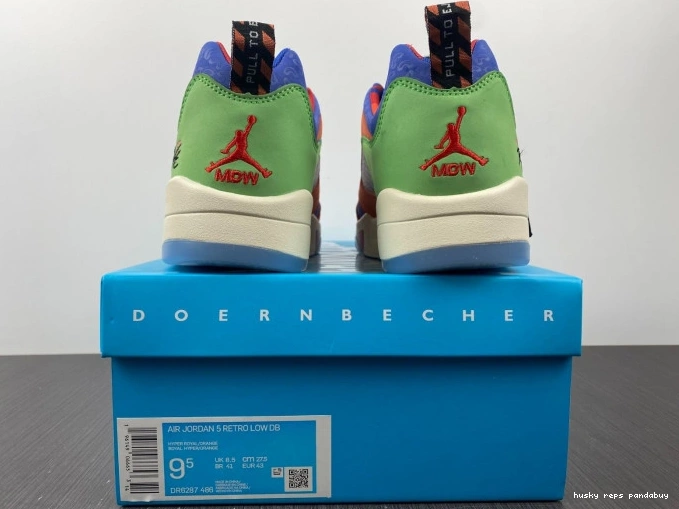 Rep Husky Jordan Low Doernbecher 5 Air DR6287-486 0712
